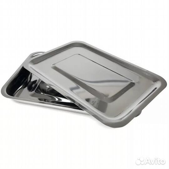 Лоток прямоугольный 200x150x25 с крышкой кмн-лмпр