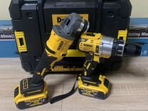 Набор инструментов dewalt 2 в 1 ушм + шуруповерт