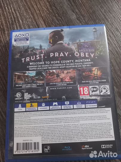 Far cry 5 ps4 диск
