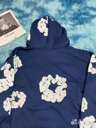 Худи Denim Tears синее