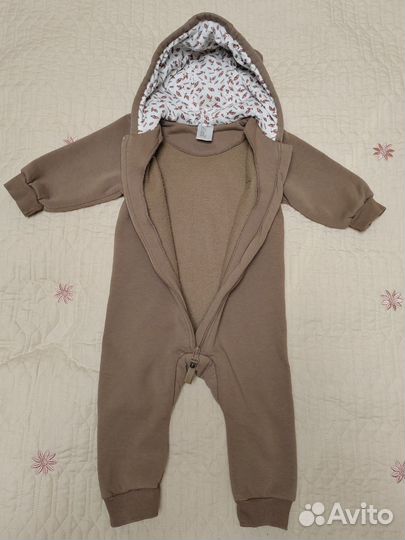 Комбинезон с начесом Zipkidz 80