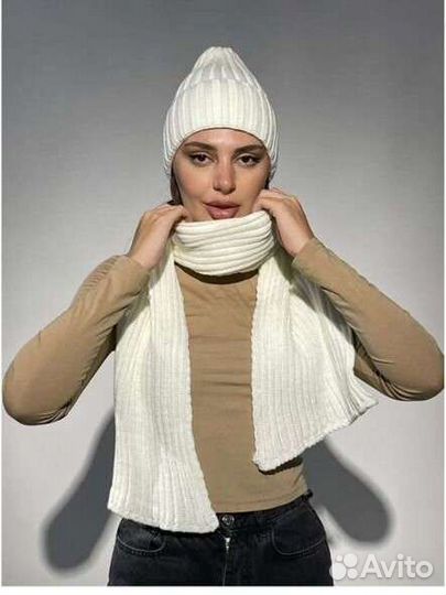 Шапка шарф