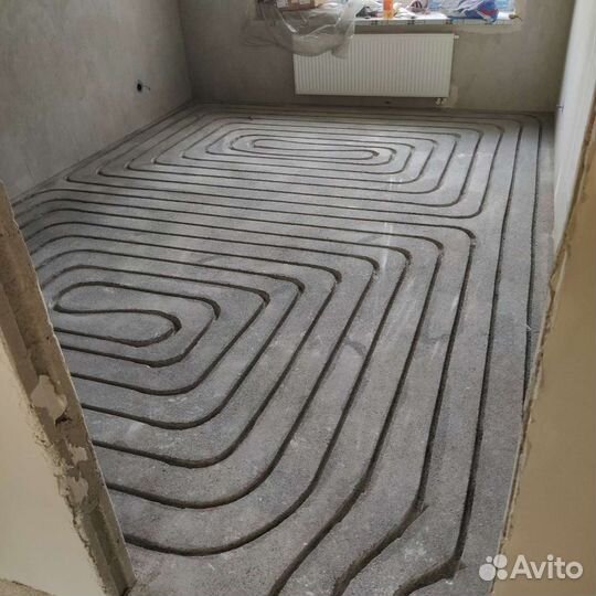 Отопление Теплый пол в существующей стяжке