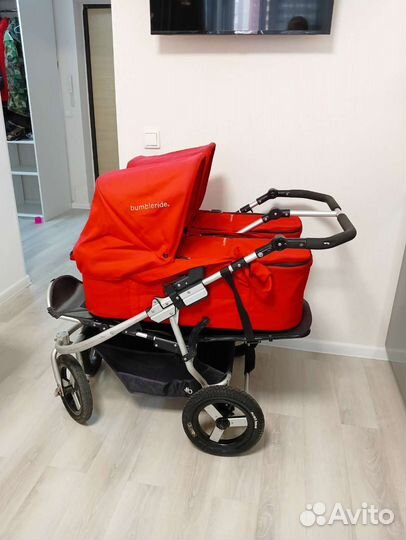 Коляска для двойни 2 в 1 bumbleride