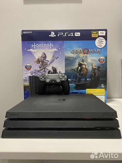 Sony PS4 Pro 1tb + 64 игры