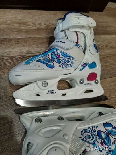 Коньки размер 27-30 Nordway Slide-Girl