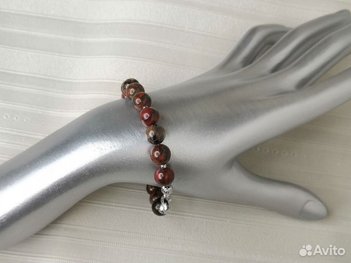 Браслет Яшма, d 8мм