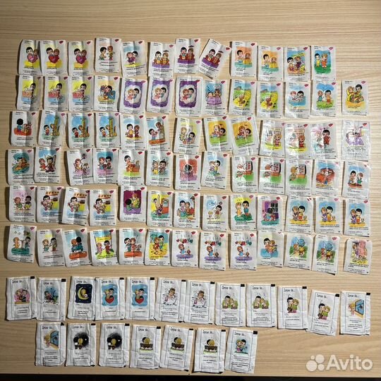 Вкладыши love is 7 серия, 1997