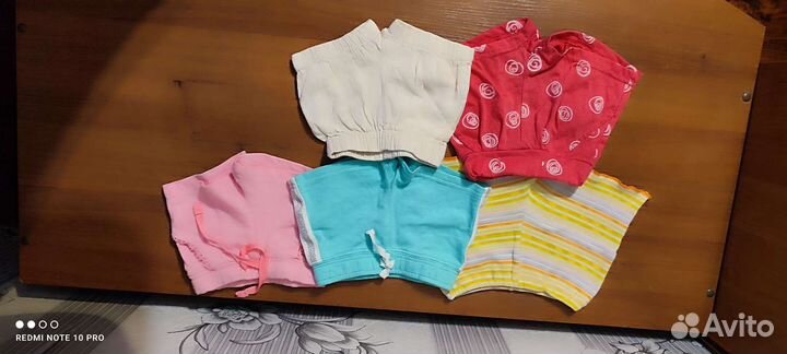 Шорты на девочку от 3 до 6 мес