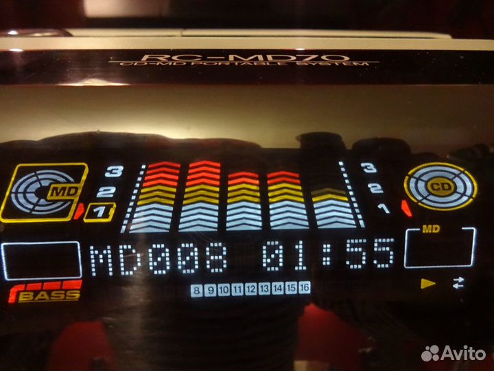 Victor RC-MD70 - портативная CD MD CC FM система