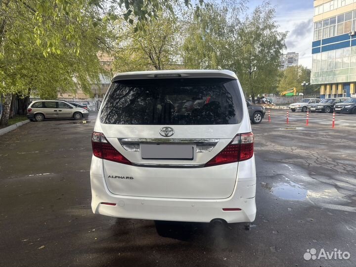 Toyota Alphard 2.4 AT, 2010, 105 000 км