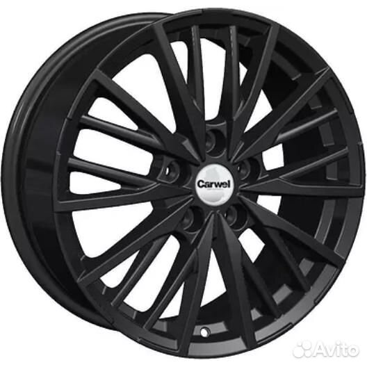 Диски Carwel Агма 7x17 5*114.3 ET45 DIA66.1 BL Литой