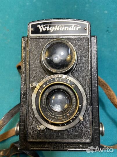 Старинный фотоаппарат Voigtlander Brillant
