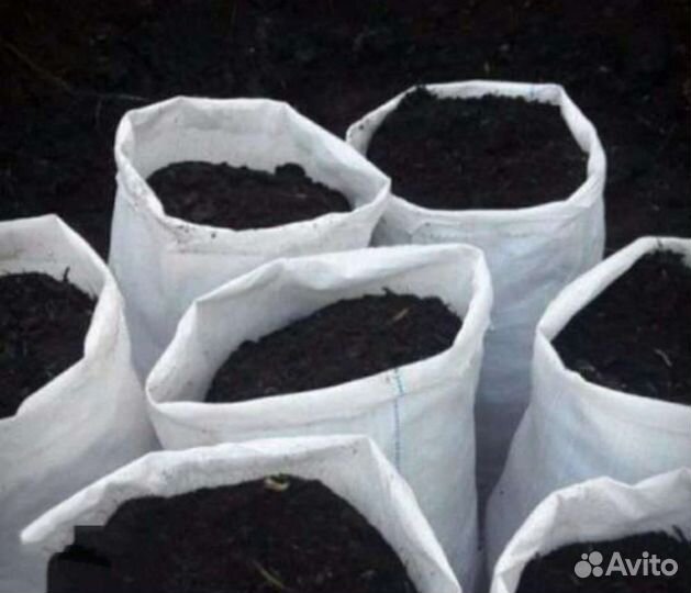 Чернозем,торф,грунт,земля в мешках