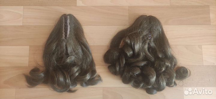 Хвост-шиньон на заколке (крабе)