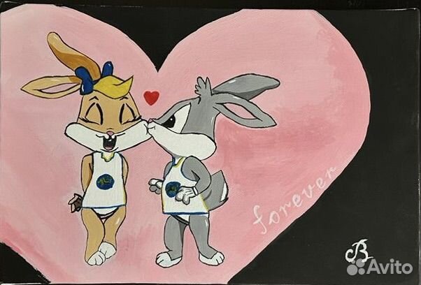 Рисунок на холсте