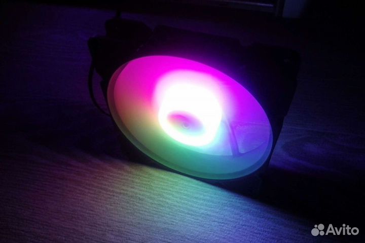Кулер PowerCase 120мм RGB новый