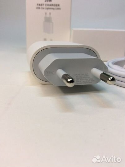 Блок + кабель быстрой зарядки 20w Apple