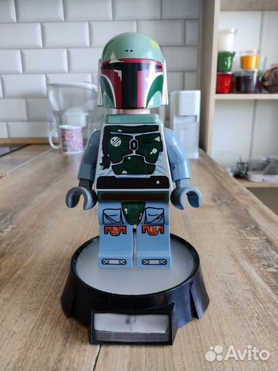 Лего игрушка-ночник Боба Фетт