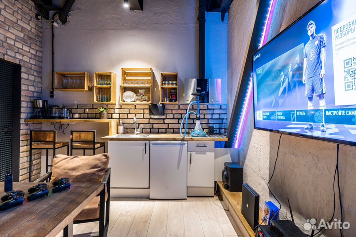 Lounge зал в лофте VR home Тимирязевская