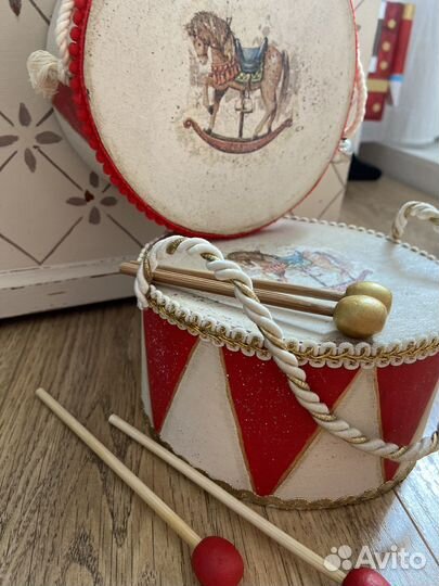 Барабан новогоднее украшение