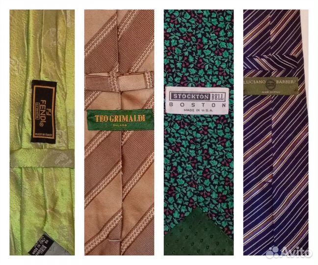 Галстуки Zilli, Burberry