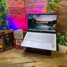 В рассрочку свежий HP IPS i7/GeForce/8gb/SSDm2