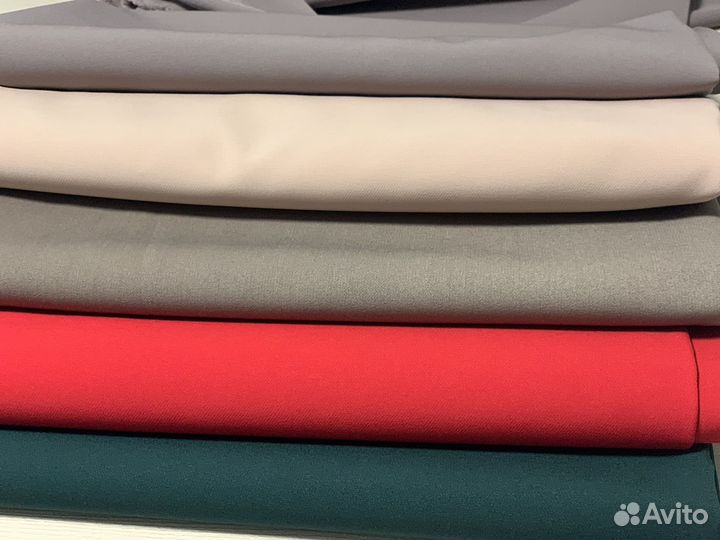 Отрезы ткани костюмной, трикотаж