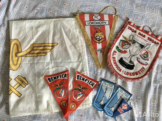 Вымпелы, флаги, значки спорт - Спартак, Локомотив