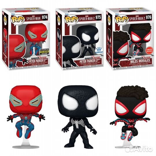 Funko Pop peter parker symbiote suit (975) Spider