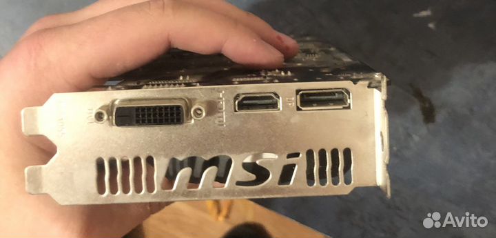 Видеокарта gtx 1050 ti 4gb msi
