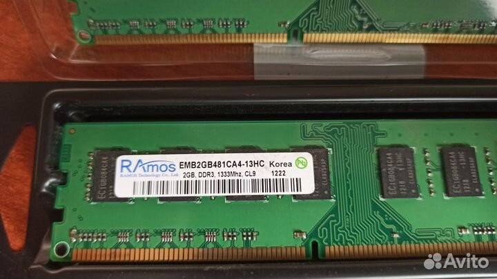 Оперативная память ddr3 2 gb EMB2GB481CA4-13HC