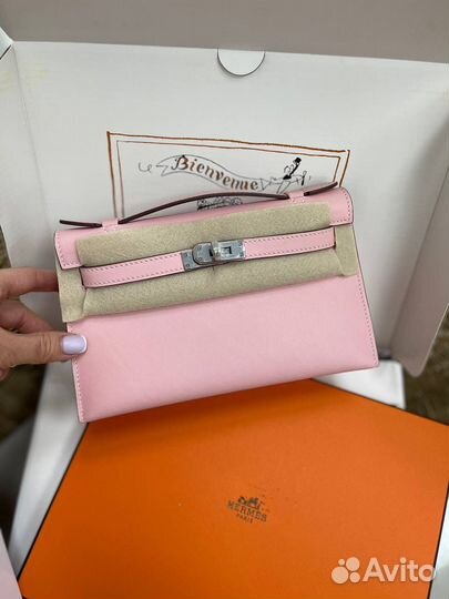 Сумка Hermes kelly pochette chevre