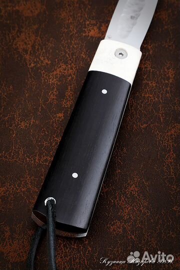 Нож складной Якутский сталь Х12мф накладки черный