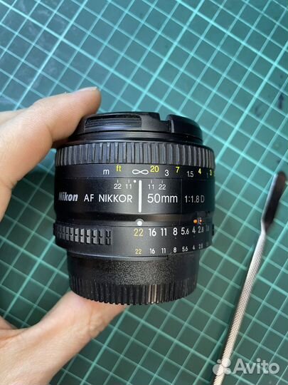 Объектив nikon af nikkor 50mm 1:1.8 D