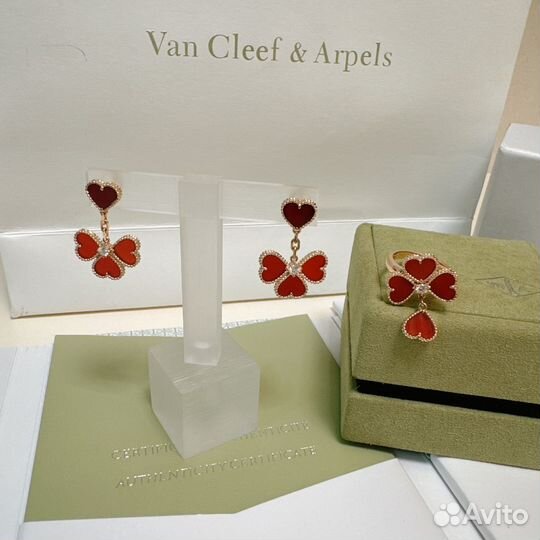 Van cleef набор из золота 750 пробы