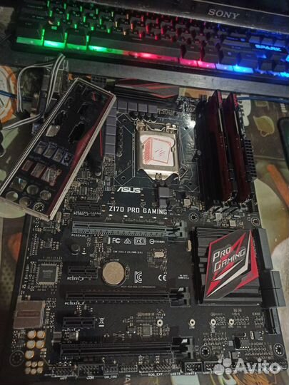 Мат.плата Asus ProGaming Z170 1151/16GB DDR4/Кулер