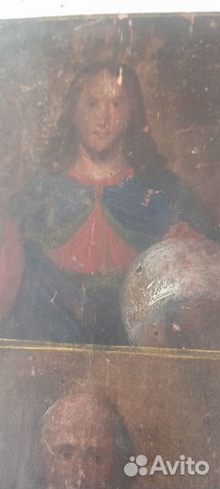 Икона 19 века,старинная