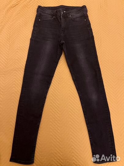 Черные джинсы женские HM скинни, H&M skinny