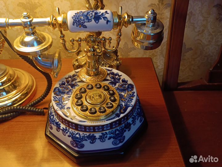 Телефон гжель