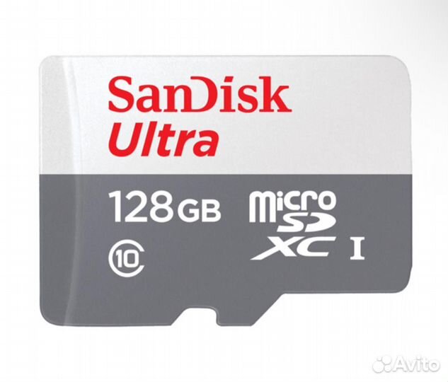 Карта памяти MicroSD SanDisk Ultra 128 GB