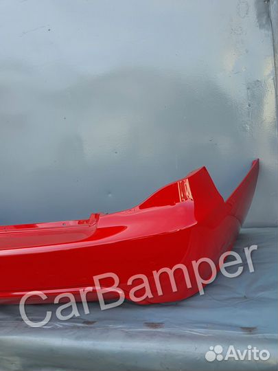 Задний бампер Дэу Нексия 150 GGE Ярко-красный