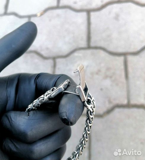 Серебряный браслет император новый 925 пробы