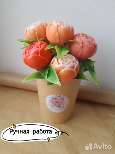 Мыльные цветы букет