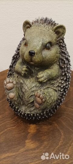 Садовая фигура из полистоуна Ёж на спине