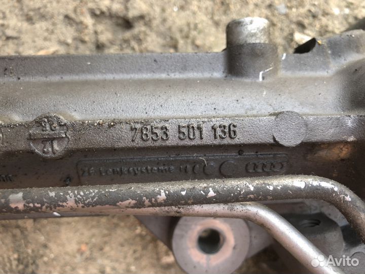 Рулевая рейка Audi A6 C6 с датчиком