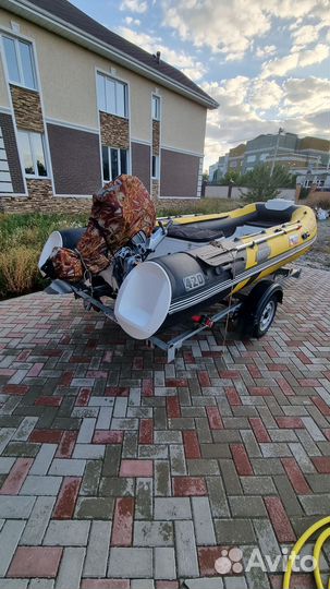 Лодка риб Аэро 420 Хонда BF 30