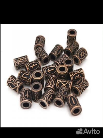 Руны медь, набор 24 шт