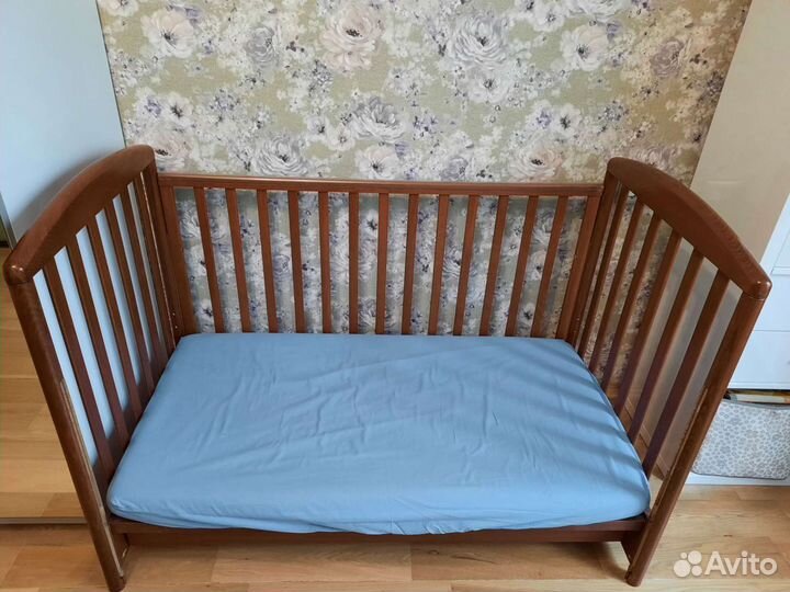 Детская кровать pali и матрас plitex