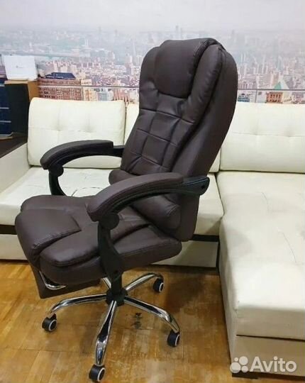 Компьютерное игровое кресло геймерское с массажем